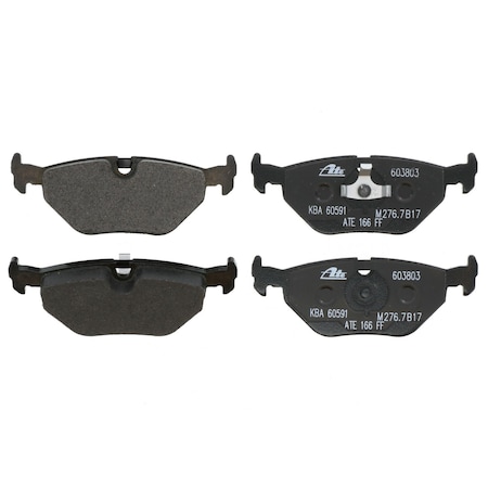 Ate Brake Pad Set 88-02 Bm Rear, 603803 603803